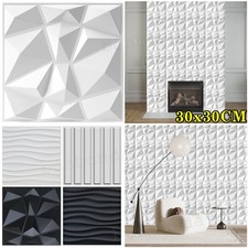 3D Wall Panels PVC Cladding Wallpaper Decorative Tiles Ceiling Kitchen Bathroom
