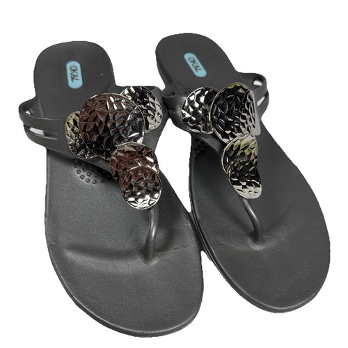Oka gemma medallion sandals - oka-b,