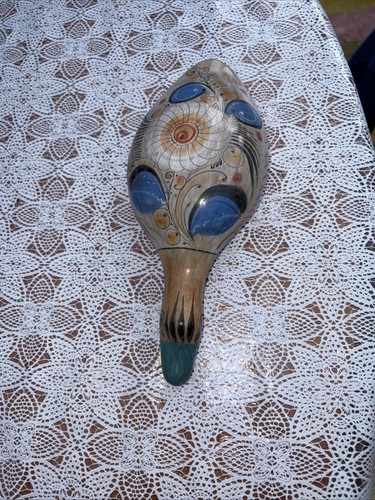 Tonala pottery duck figurine - tonala,