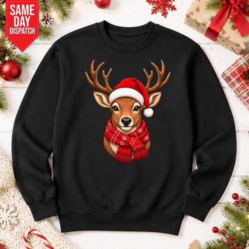 Reindeer christmas sweatshirt - reindeer,