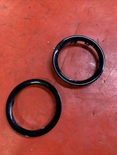 13 Vauxhall Corsa D 2006-2014 Pair Of Piano Black Air Vent Surround Rings Trim ✅