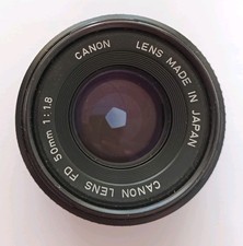 Canon FD 50mm F1.8 Lens