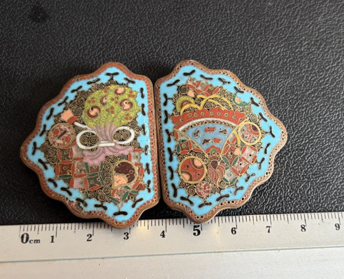 Antique cloisonne enamel