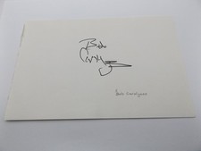 8" x 5.5" AUTOGRAPH BOOK PAGE