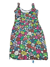xs next runway collection bodycon vest dress jewel print