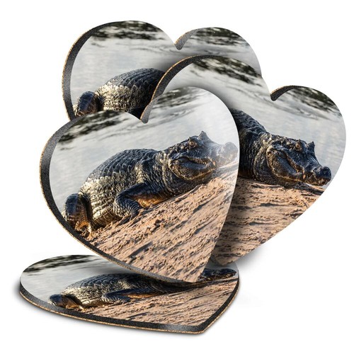 Heart mdf coaster large - heart, black
