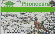 (BX) BT Winter Birds Phonecard used
