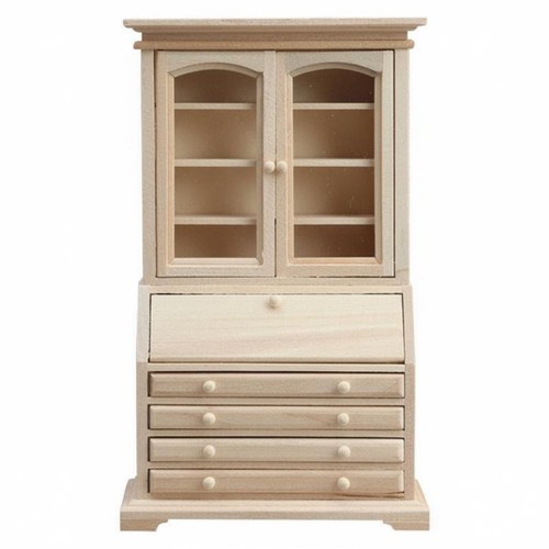 Wooden dollhouse sideboard - wooden,