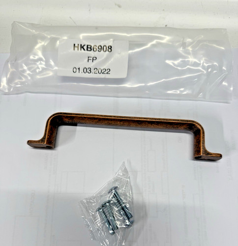 Howdens copper handles - copper, hkb6908