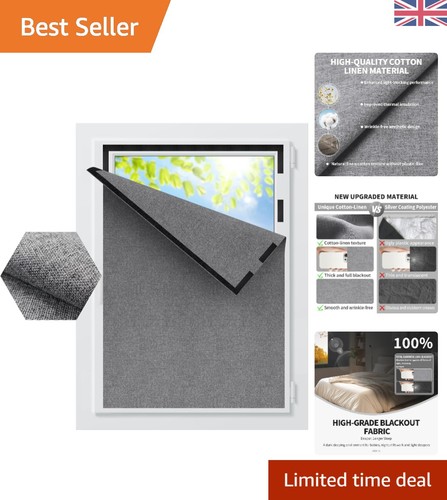 Stylish grey blackout blind - stylish,