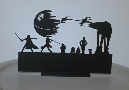 Star wars desk ornament with