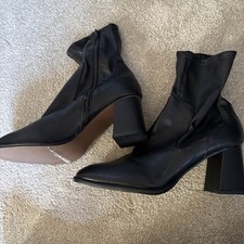 Next Black Heeled Ankle Boots