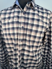 Fat Face Mens Long Sleeved Check Shirt Size Large Cotton