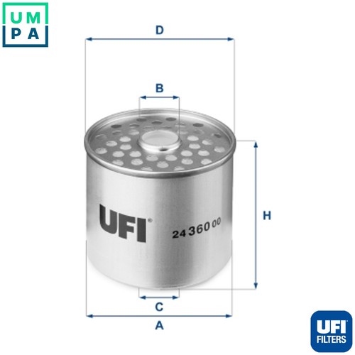 Fuel filter 360 for - fuel, 24.360.00