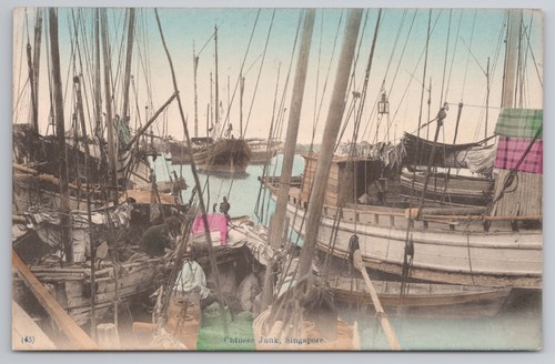 Postcard antique chinese - postcard,