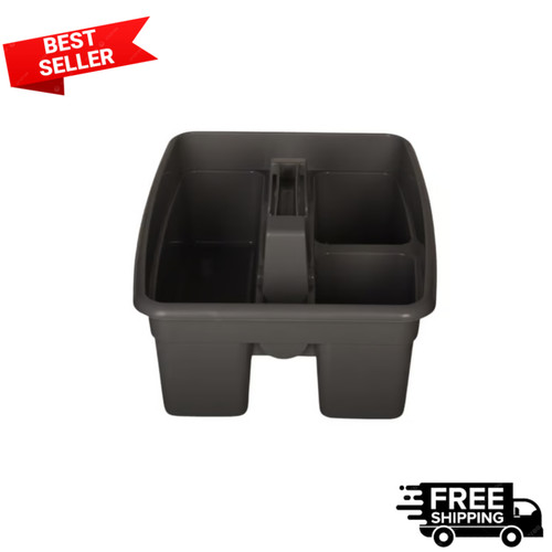 Large grey cleaning caddy - grey,