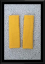 SALE yellow pram slide on baby harness strap covers pushchair padded new
