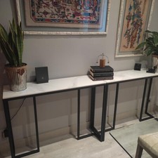 Elegant Marble Console Table