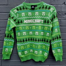 Boys Christmas jumper .Green.Age 10 years.primark official. 