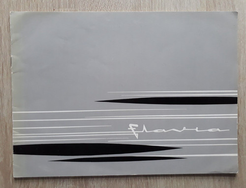 Lancia flavia brochure - brochure, 1962