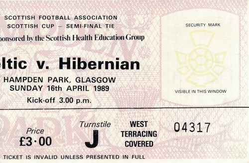 Ticket scottish cup semi - cup,