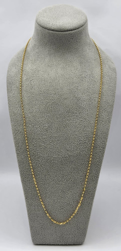 9ct yellow gold - 9ct, inch