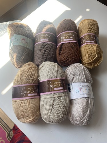 Joblot knitting yarn wool - ⁠joblot, 7