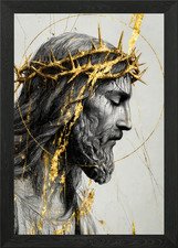 Abstract Jesus Christ Portrait