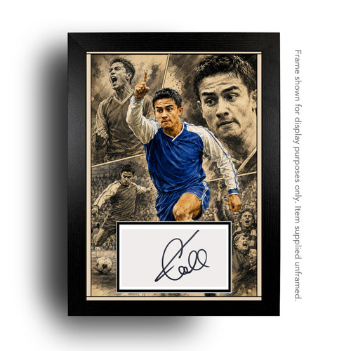 Tim cahill signed comic - tim,