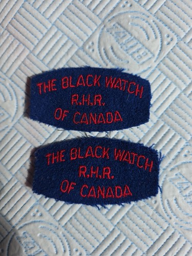 The black watch - canada, pair