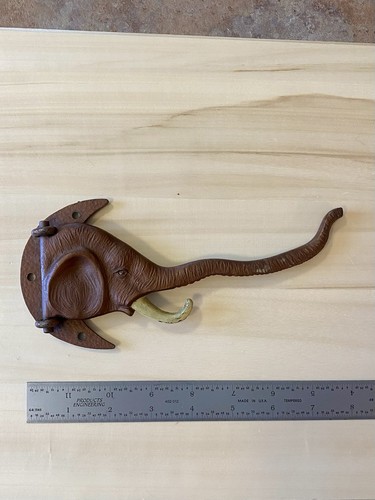 Vintage cast iron elephant - vintage,