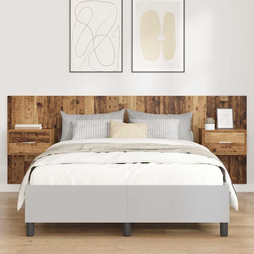 Floating headboard with - with, 2