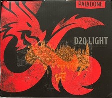 DUNGEONS AND DRAGONS D20 COLOUR CHANGING LIGHT  BOXED WITH LEAD & INSTRUCTIONS 