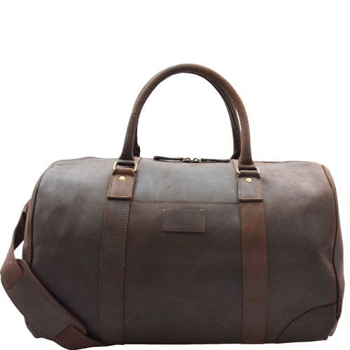 Genuine leather holdall - genuine,