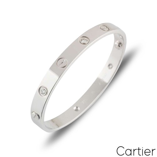 Cartier white gold half - white,