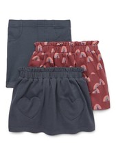 365 Kids  Garanimals Little Girls Scooter Skirt and Shorts, 3-Pack Size 5 ---S7-