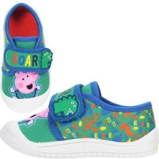 BOYS PEPPA PIG GEORGE SUMMER PUMPS TRAINERS BABY FIRST STEPS SHOES UK SIZE 4-9