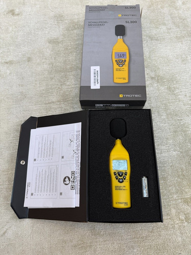 Trotec sl300 sound level meter - trotec,