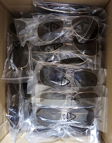 Men gold sunglasses - gold, lot