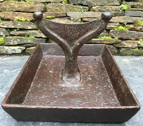 Antique boot scraper cast iron - antique,