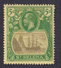 Helena kgv 1922 - helena, 5/-