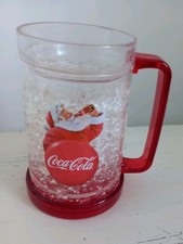 Coca-Cola Vintage Chiller Tankard Mug With Santa Claus. Xmas