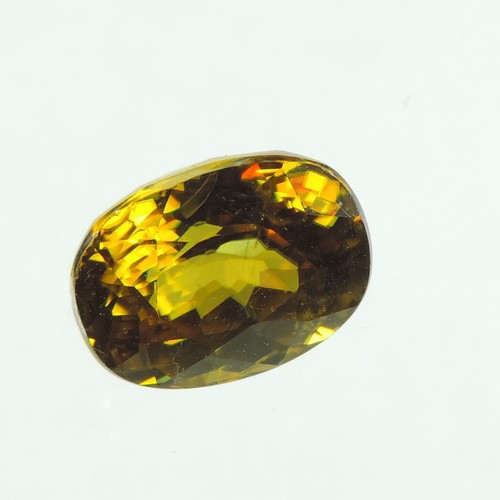 Yellow green sphene faceted - sphene,
