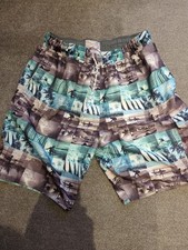 Red Herring Mens Swim Trunks Large