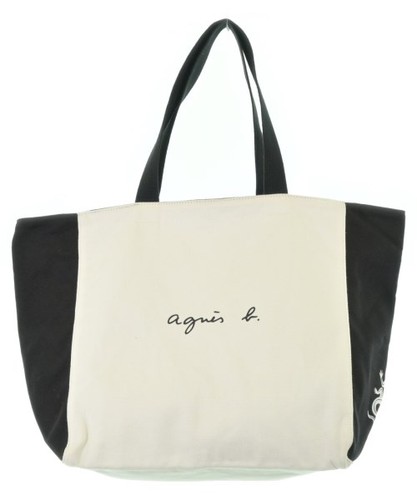 Agnes tote bags whitexblack - agnes,