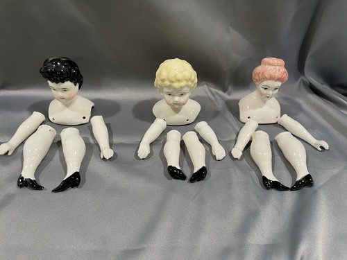 Lot china doll - 3.5”,