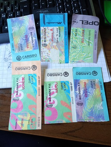 Bologna 1909 ticket lot - bologna, fc