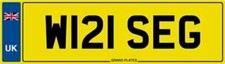WISE GUY NUMBER PLATE W121 SEG