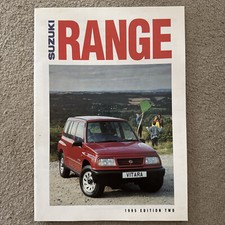 1995 Suzuki Range Edition Two UK Market Sales Brochure - Vitara Swift Cappuccino