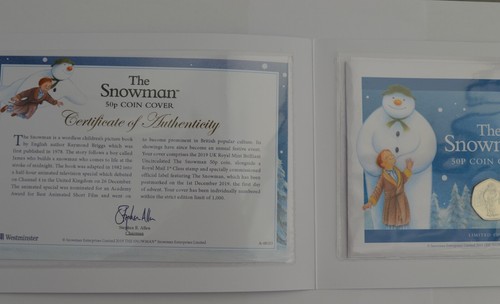 50p 2019 the snowman fifty - 50p,